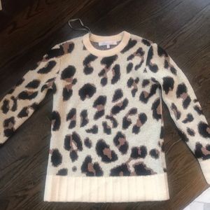 Lover and friends leopard sweater